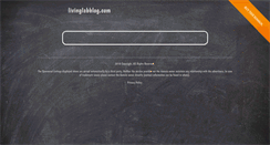 Desktop Screenshot of livinglabblog.com